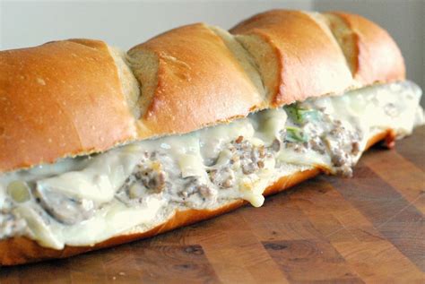 Aunt Bee's Recipes: Creamy Italian Sausage & Provolone Baked Subs