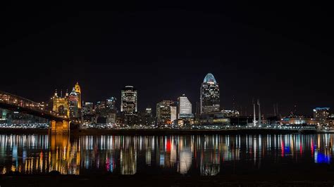 Cincy Skyline Pyrography by Michael Maes - Pixels