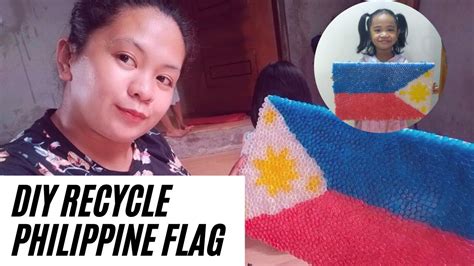 DIY recycle philippine flag - YouTube