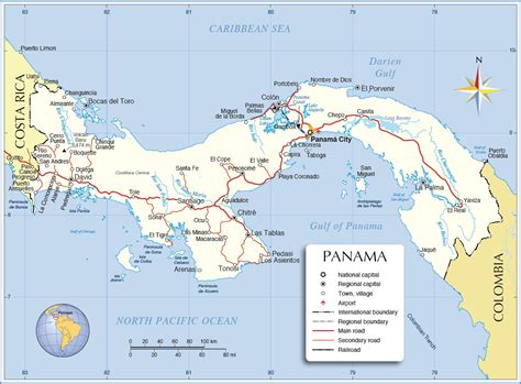 Political Map of Panama - Nations Online Project