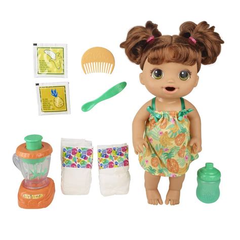 Baby Alive Magical Mixer Baby Doll Tropical Treat, Blender, Accessories, Drinks, Wets, Eats, Toy ...