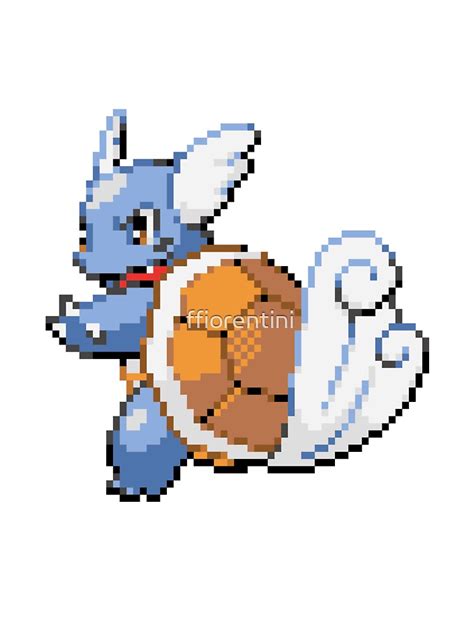 "Pokemon - Wartortle Sprite " by ffiorentini | Redbubble