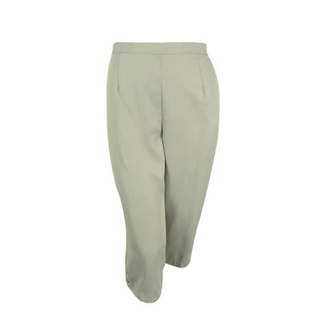 Alfred Dunner Women's Elastic Waist Capri Pants