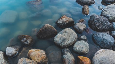 Wallpaper : landscape, water, rock, nature, rocks, Boulder, material ...