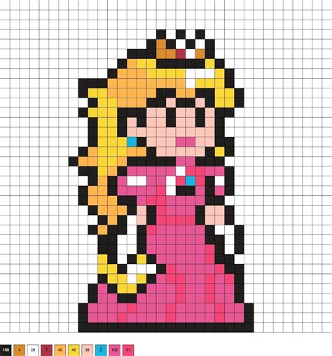 Super Mario Perler Bead Patterns | Pixel art pattern, Pixel art, Pixel ...