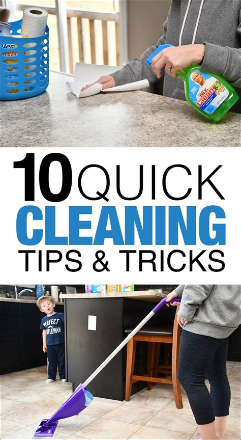 10 Quick Cleaning Tips - How to Clean Your Home Fast