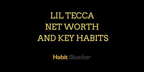 Lil Tecca Net Worth and Key Habits - Habit Stacker