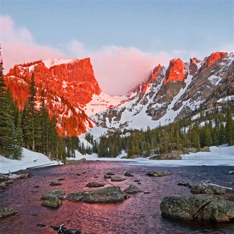 Dream Lake Sunrise Wall Art | Photography