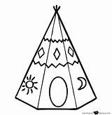 Teepee Coloring Page Free Printable Pages 45% OFF sketch template