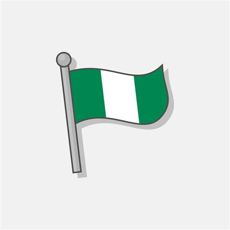 Illustration of Nigeria flag Template 13369383 Vector Art at Vecteezy