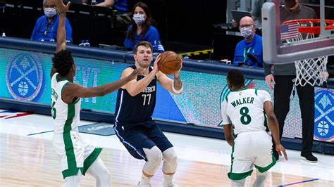 Luka Doncic hits last-second 3 to lift Mavs over Celtics