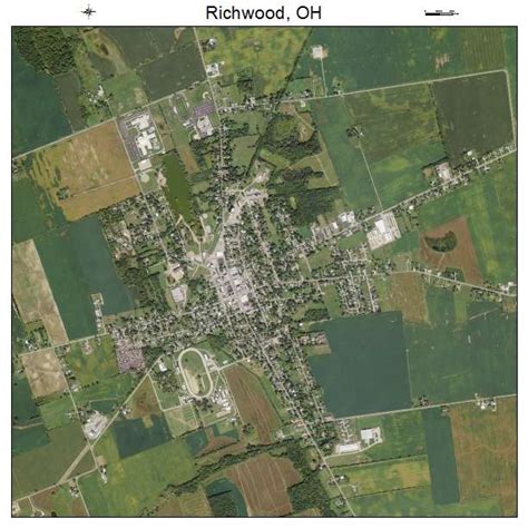 Aerial Photography Map of Richwood, OH Ohio