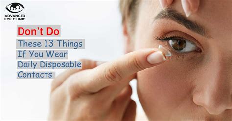 Don’t Do These 13 Things If You Wear Daily Disposable Contacts ...