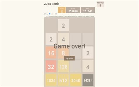 2048 Tetris Offline Game - Chrome Web Store