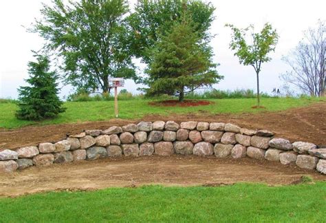 boulder wall landscape construction | Garten landschaftsbau ...