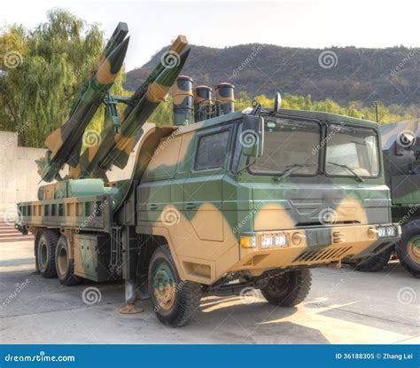 Air defense missile system stock image. Image of china - 36188305