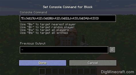 Use Command Block to Give an Enchanted Diamond Sword