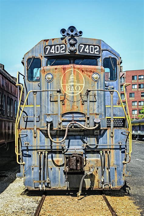 SD35 No 7402, Baltimore and Ohio Railroad Museum, Baltimore, Maryland ...