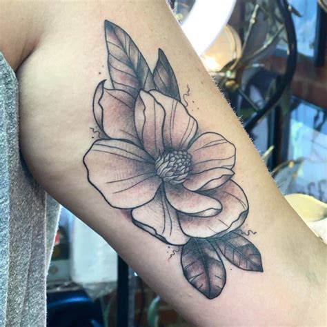 Top 63 Best Magnolia Tattoo Ideas - [2021 Inspiration Guide]