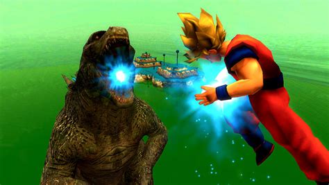 Goku vs Godzilla by PerfectMewtwo145 on DeviantArt