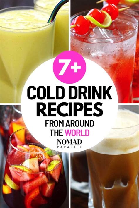 Cold Drink Recipes from Around the World