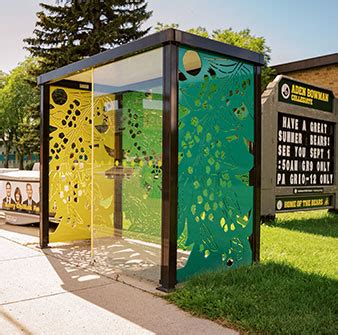 TRC Calls to Action Bus Shelter Art | Saskatoon.ca