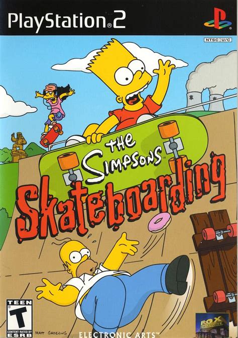 Simpsons Skateboarding Sony Playstation 2 Game