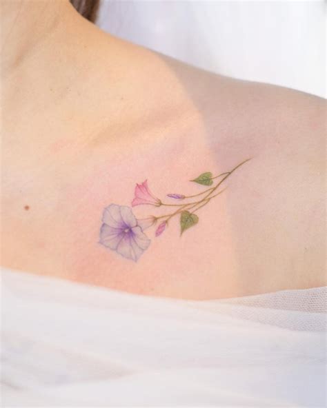 25 Top Morning Glory Tattoo Ideas with Meanings 10 Aster Tattoo, Gladiolus Tattoo, Carnation ...