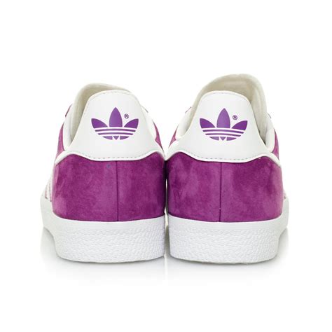 adidas Originals Leather Gazelle Shock Purple Shoe - Lyst