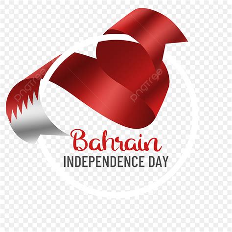 Bahrain National Day PNG Image, Ribbon Flag Bahrain National Day ...