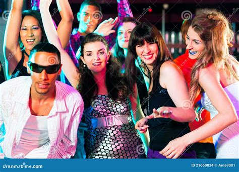 Disco Party People Dancing In A Club Stock Photo | CartoonDealer.com #21660834