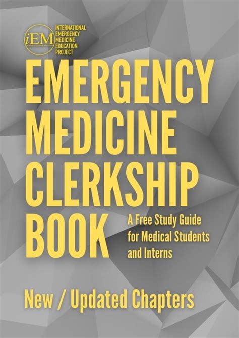 Emergency Medicine Clerkship Book Chapters (2023/2024) – International Emergency Medicine ...