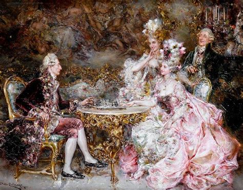 Juan Pablo Salinas y Teruel - The Game of Chess | Rococo painting, Rococo art, Victorian paintings