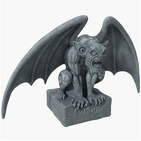 gargoyle statue 3 3d max