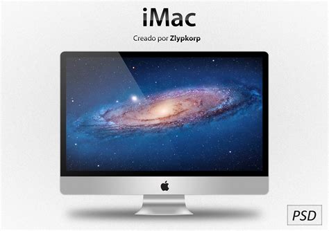 Apple iMac PSD by Zlypkorp on DeviantArt