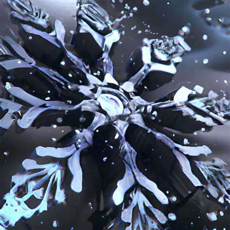 Snowflake ️ - AI Generated Artwork - NightCafe Creator