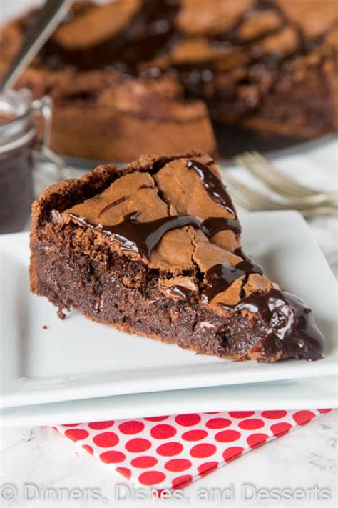 Gooey Brownie Pie Recipe {Easy} - Dinners, Dishes, and Desserts