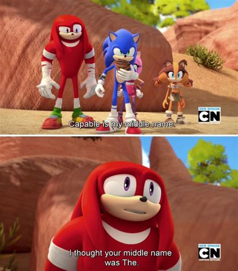 Knuckles Has Been Living a Lie | Sonic funny, Funny memes, Funny