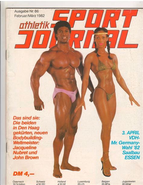 Athletik Sport Journal, February 1982 (Jackie Nubret and John Brown ...