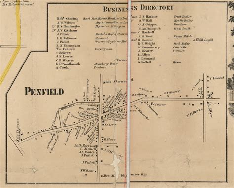 Deposit Village, New York 1855 Old Town Map Custom Print Broome ...