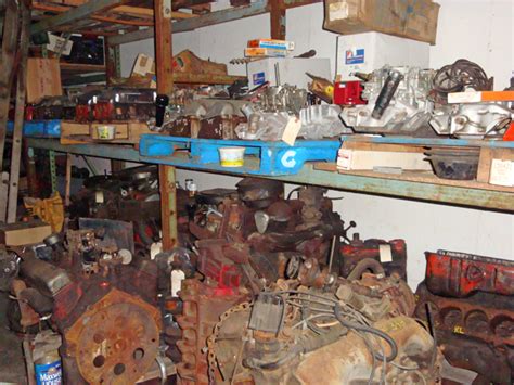 Vintage Chevy auto parts warehouse, classic Chevrolet car parts engines ...