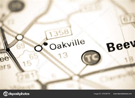 Oakville Texas Usa Map — Stock Photo © aliceinwonderland2020 #379726776