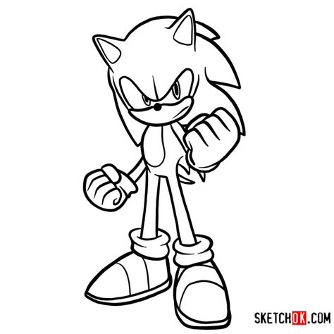 How To Draw Sonic Step By Step at Drawing Tutorials