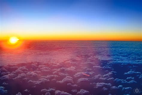 Sunset Sky Above the Clouds Background - High-quality Free Backgrounds