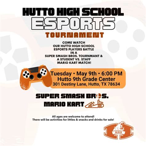 Hutto ISD - 🚨 REMINDER: 🎮🏆 TOMORROW we will have some...