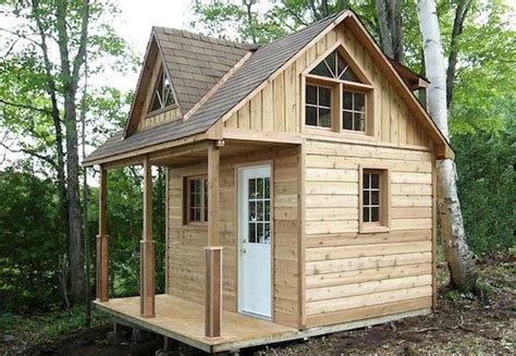 Tiny Cabin Kit with a Loft - Tiny House Pins