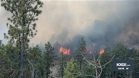 All of Medical Lake remains under GO NOW evacuations due to devastating ...