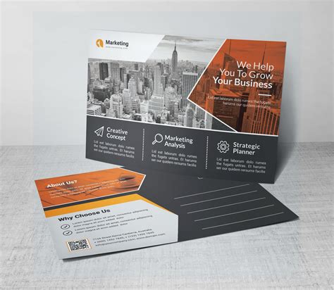 PSD Business Postcards Design - Graphic Prime | Graphic Design Templates