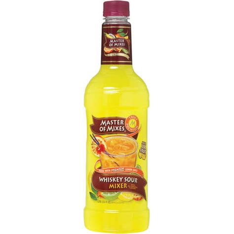 Master of Mixes Whiskey Sour Drink Mixer, 33.8 fl oz - Walmart.com