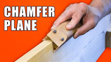 Chamfer Plane | Wooden plane, Woodworking tips, Homemade tools